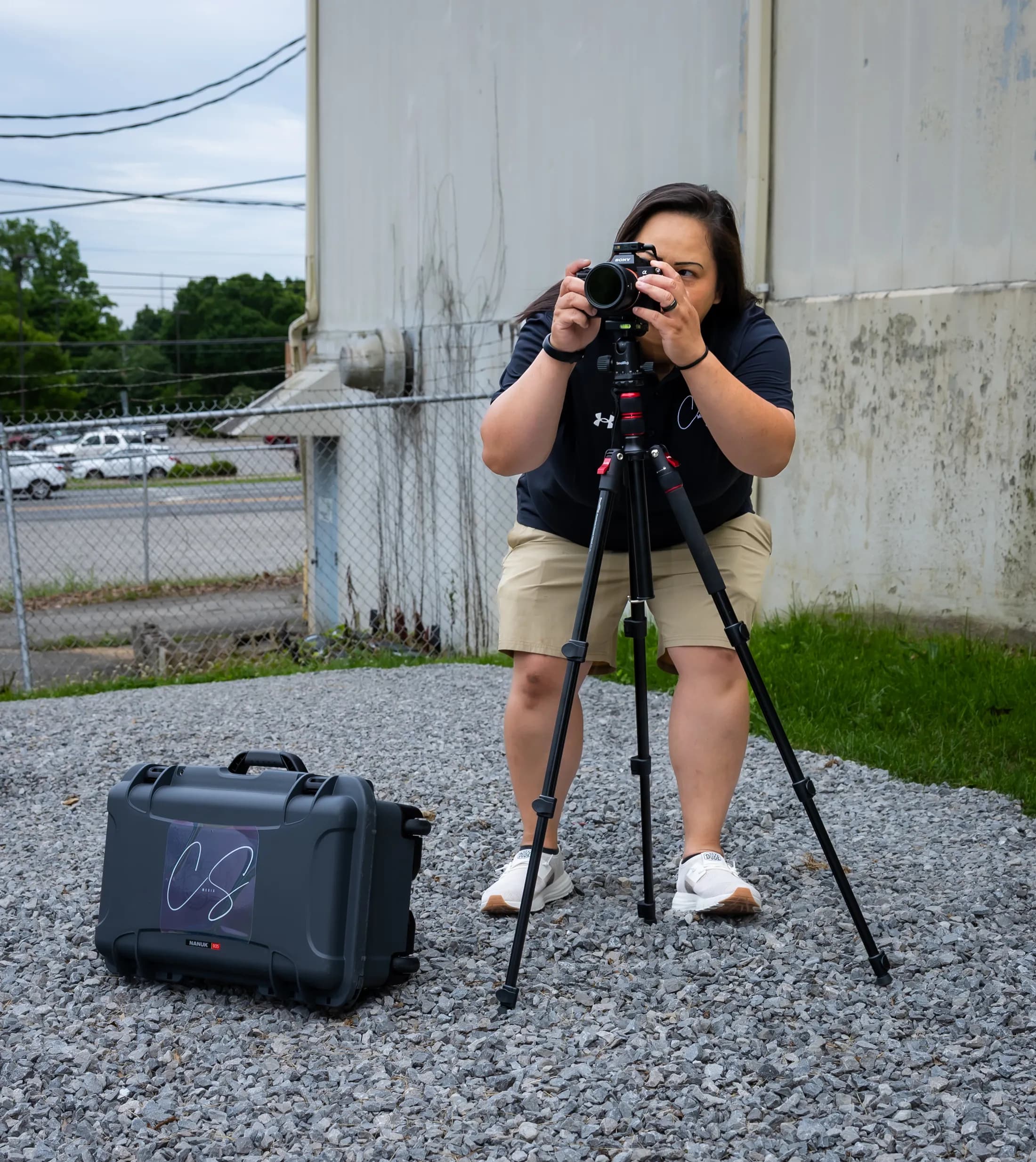CS Media videographer shooting on location in Kentucky